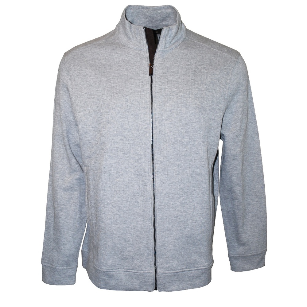 Tasso Elba Full Zp Cotton Cardigan  Sweater